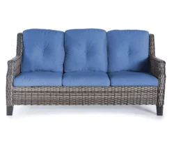 Real Living Rockbridge All-Weather Wicker Cushioned Patio Sofa & Ottoman Set -Outdoor Decor Sales 810555261 3