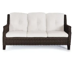 Real Living Rockbridge All-Weather Wicker Cushioned Patio Sofa & Ottoman Set -Outdoor Decor Sales 810555287 3