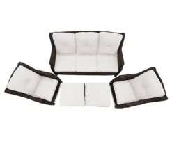 Real Living Rockbridge All-Weather Wicker Cushioned Patio Sofa & Ottoman Set -Outdoor Decor Sales 810555287 6