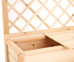 Wood Lattice Back Garden Potting Bench 8 Wood Lattice Back Garden Potting Bench -Outdoor Decor Sales 810555901 2