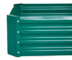47.2" Green Rectangular Metal Raised Garden Bed -Outdoor Decor Sales 810555903 2