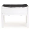 29.9" Kids White Wood Raised Garden Bed