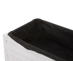 29.9" Kids White Wood Raised Garden Bed -Outdoor Decor Sales 810556623 3