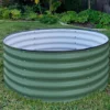 42" Olive Green Metal Raised Garden Bed -Outdoor Decor Sales 810559862