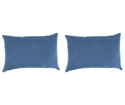 Jordan Manufacturing Husk Texture Outdoor Throw Pillows, 2-Pack -Outdoor Decor Sales 810560276 1