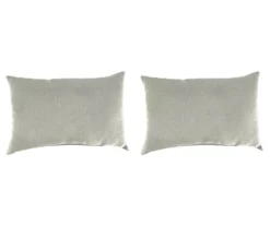 Jordan Manufacturing Husk Texture Outdoor Throw Pillows, 2-Pack -Outdoor Decor Sales 810560278 1