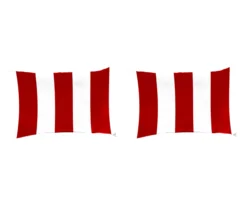 Jordan Manufacturing Cabana Stripe Outdoor Throw Pillows, 2-Pack -Outdoor Decor Sales 810560473 1