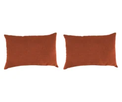 Jordan Manufacturing Husk Texture Outdoor Throw Pillows, 2-Pack -Outdoor Decor Sales 810560482 1