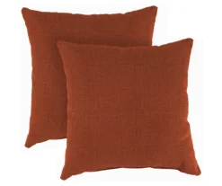 Jordan Manufacturing Husk Texture Outdoor Throw Pillows, 2-Pack -Outdoor Decor Sales 810560512 1