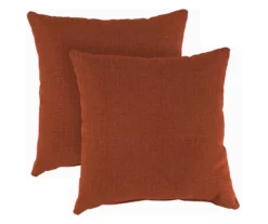 Jordan Manufacturing Husk Texture Outdoor Throw Pillows, 2-Pack -Outdoor Decor Sales 810560536 1