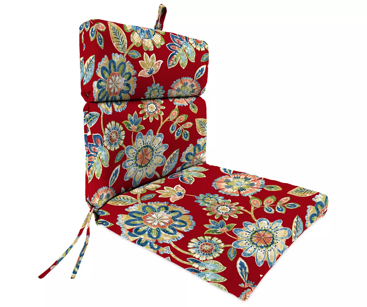 Daelyn Cherry French Edge Outdoor Chair Cushion 3 Daelyn Cherry French Edge Outdoor Chair Cushion