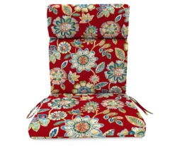 Daelyn Cherry French Edge Outdoor Chair Cushion 22 Daelyn Cherry French Edge Outdoor Chair Cushion -Outdoor Decor Sales 810560543 6