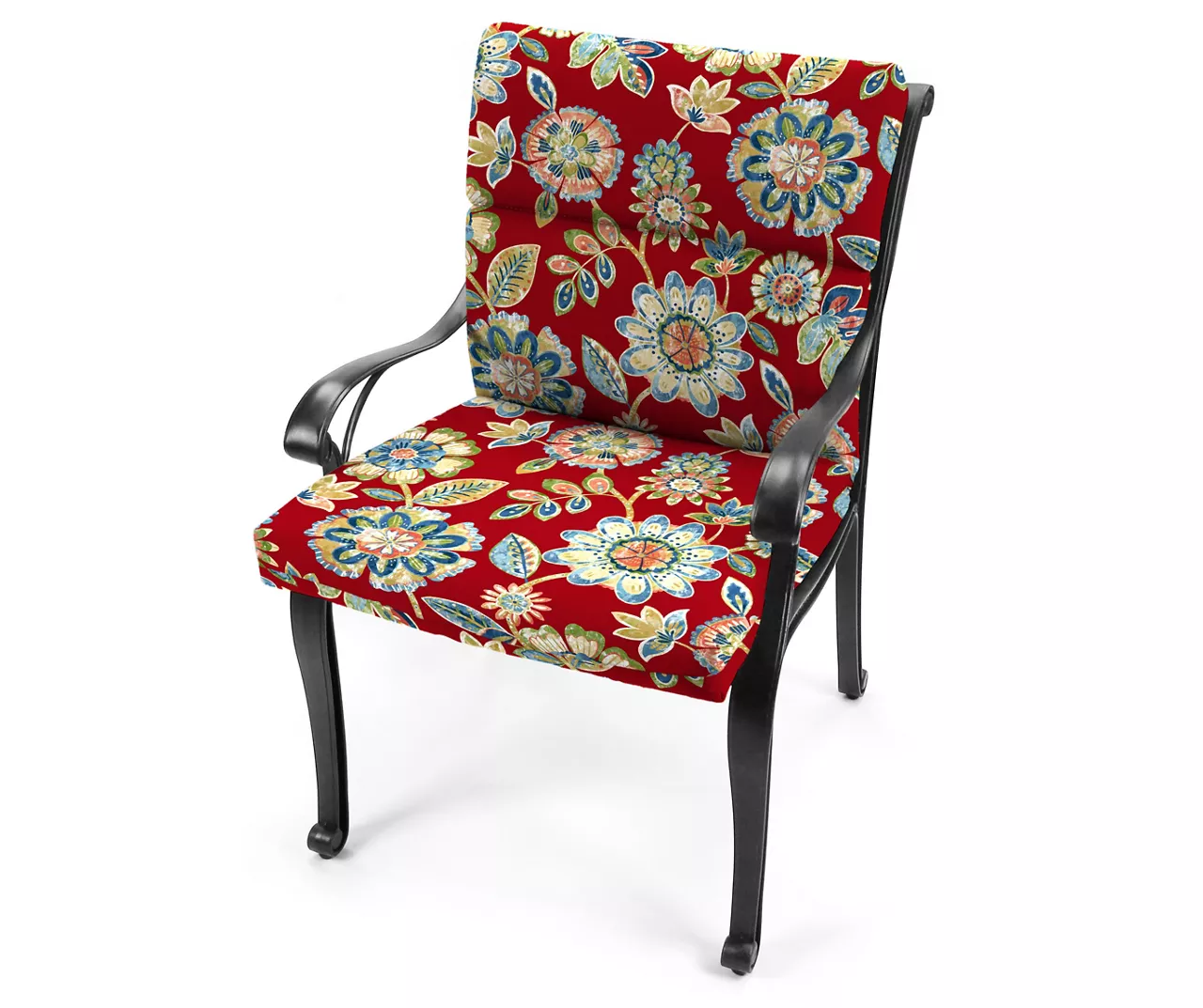 Daelyn Cherry French Edge Outdoor Chair Cushion 10 Daelyn Cherry French Edge Outdoor Chair Cushion - Image 8