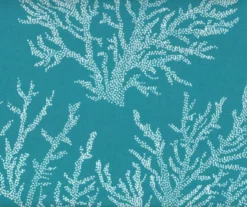 Sea Coral Turquoise French Edge Outdoor Chair Cushion -Outdoor Decor Sales 810560544 3