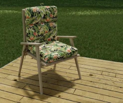 Cypress Midnight French Edge Outdoor Chair Cushion -Outdoor Decor Sales 810560547 5