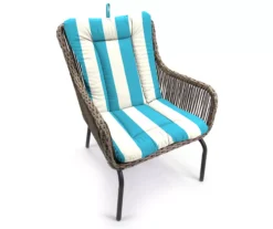 Jordan Manufacturing Cabana Stripe Outdoor Chair Cushion -Outdoor Decor Sales 810560593 9