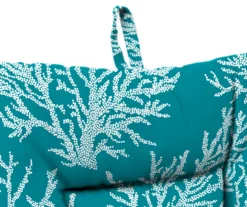 Sea Coral Turquoise Euro Style Outdoor Chair Cushion -Outdoor Decor Sales 810560598 7