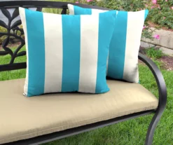 Jordan Manufacturing Cabana Stripe Outdoor Throw Pillows, 2-Pack -Outdoor Decor Sales 810560731 2