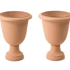 Glitzhome Plastic Urn Planters, 2-Pack -Outdoor Decor Sales 810565980 1
