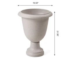 Glitzhome Plastic Urn Planters, 2-Pack -Outdoor Decor Sales 810565981 6
