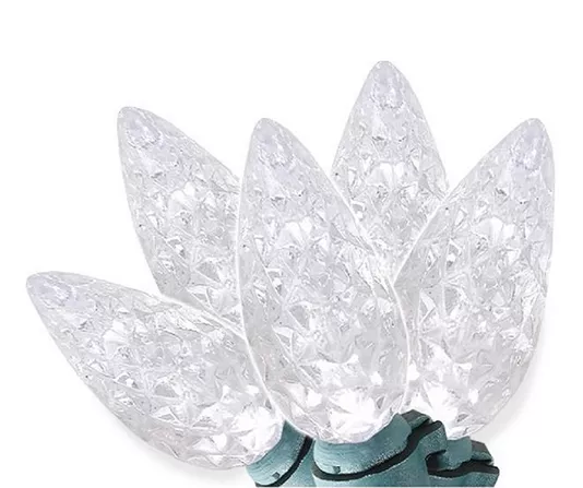 LED Diamond Cut C6 Light Set, 60-Lights 4 LED Diamond Cut C6 Light Set, 60-Lights - Image 2