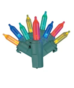 LED Mini Light Set With Green Wire, 120-Lights -Outdoor Decor Sales 810567450