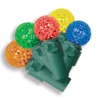 Multi-Color Diamond Cut LED Sphere Light Set, 60-Lights -Outdoor Decor Sales 810567459