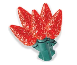 LED Diamond Cut C6 Light Set, 60-Lights 15 LED Diamond Cut C6 Light Set, 60-Lights -Outdoor Decor Sales 810567535 A0 1