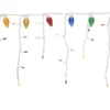Multi-Color C9 & Mini Icicle Light Set With Green Wire, 100-Lights -Outdoor Decor Sales 810567835 1