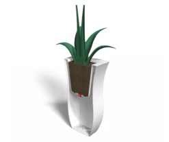 Mayne Inc. 16" Valencia Plastic Planter -Outdoor Decor Sales 810567854 5