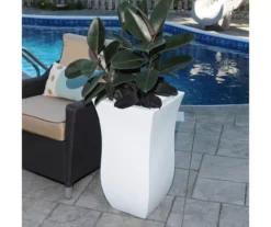 Mayne Inc. 16" Valencia Plastic Planter -Outdoor Decor Sales 810567855 9