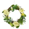 7" Floral & Foliage Mini Twig Wreath -Outdoor Decor Sales 810574655
