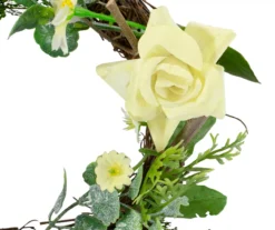 7" Floral & Foliage Mini Twig Wreath -Outdoor Decor Sales 810574655 2