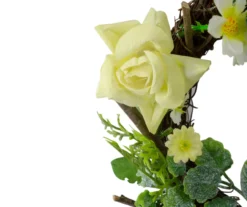 7" Floral & Foliage Mini Twig Wreath -Outdoor Decor Sales 810574655 3