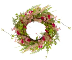 21" Floral, Berry & Twig Wreath
