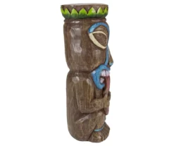 16" Tongue Out Tiki Solar Garden Statuary -Outdoor Decor Sales 810575978 3