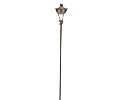 61" Brushed Copper Half Moon Oil Patio Torch -Outdoor Decor Sales 810575989 2