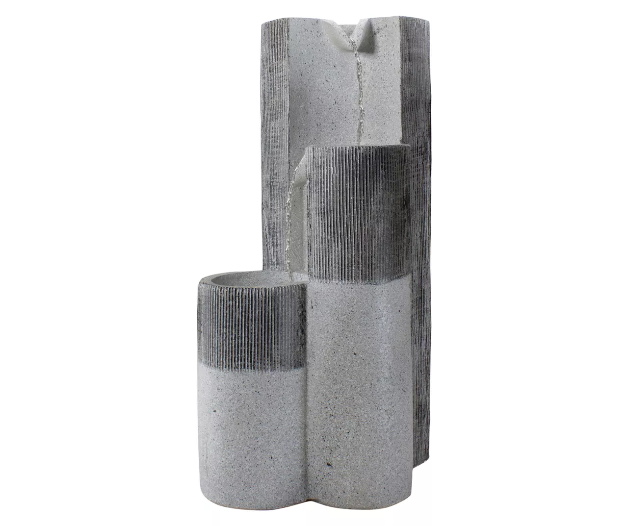 Gray Speckled Rainfall 3-Tier Polystone Fountain 3 Gray Speckled Rainfall 3-Tier Polystone Fountain