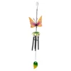 19" Orange Butterfly Metal Windchime