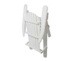 Northlight White Adirondack Wood Folding Outdoor Chair -Outdoor Decor Sales 810576039 5