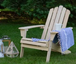Northlight Adirondack Wood Outdoor Chair -Outdoor Decor Sales 810576043 1