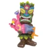 15" Tiki & Flamingo Solar Garden Statuary -Outdoor Decor Sales 810576046