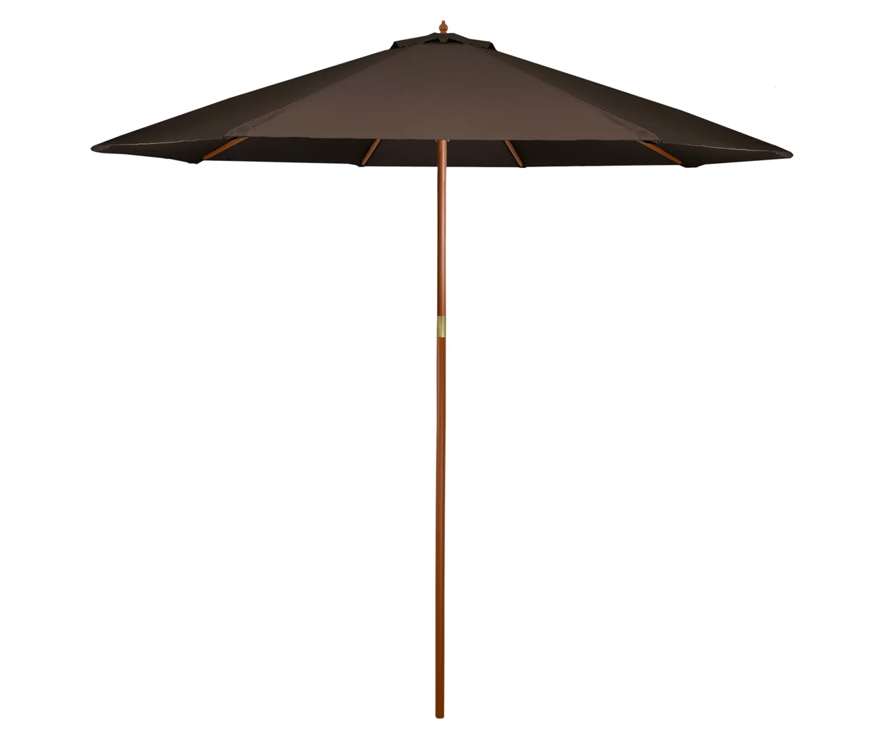 Northlight 9' Brown Market Wood Patio Umbrella 3 Northlight 9' Brown Market Wood Patio Umbrella