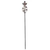 64.5" Brushed Copper Floral Motif Oil Patio Torch -Outdoor Decor Sales 810576094