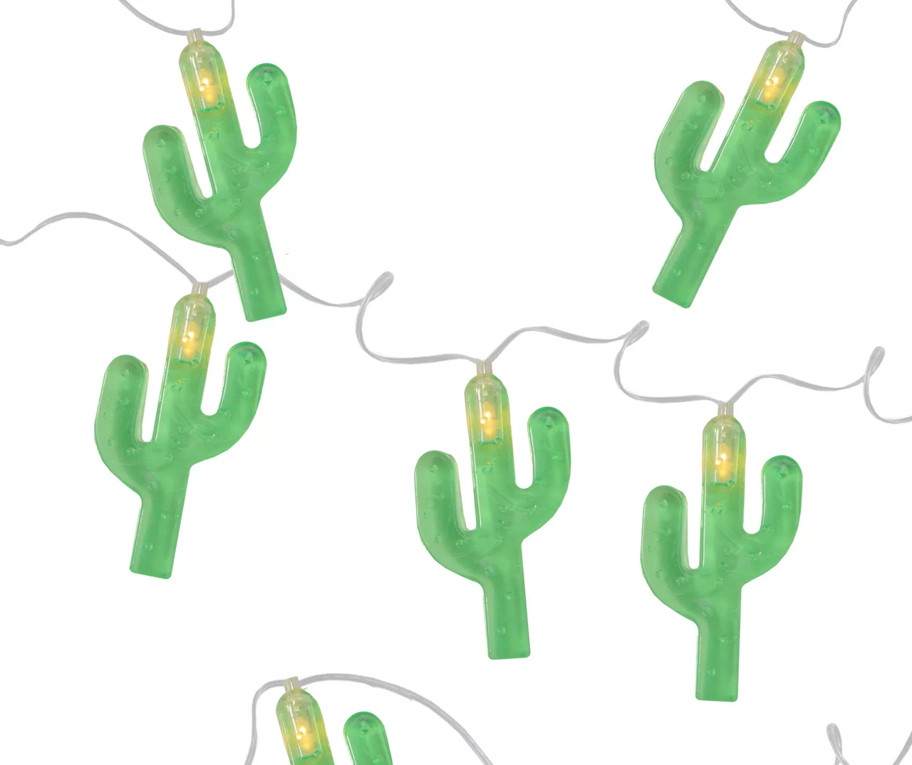 Northlight Green Cactus LED Wide Angle Light Set, 10-Lights 5 Northlight Green Cactus LED Wide Angle Light Set, 10-Lights - Image 3