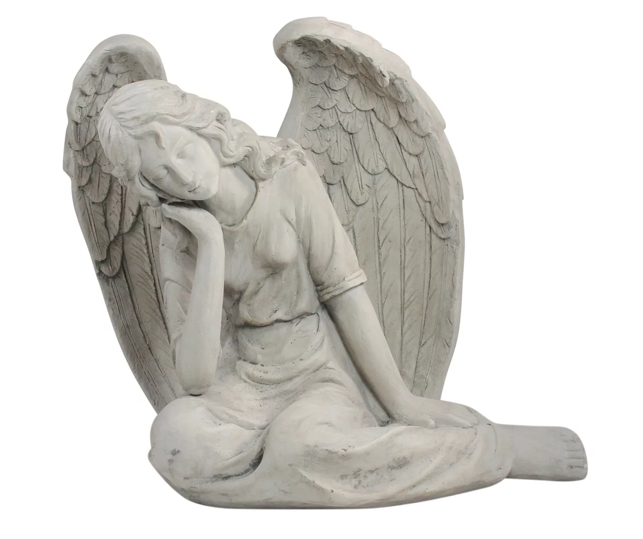 17" Sitting Angel Garden Statuary 3 17" Sitting Angel Garden Statuary