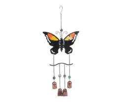 24" Butterfly & Bell Windchime -Outdoor Decor Sales 810576155 3