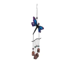 24" Dragonfly & Bell Windchime -Outdoor Decor Sales 810576160 2