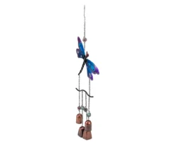 24" Dragonfly & Bell Windchime -Outdoor Decor Sales 810576160 4