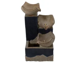 Northlight Cascading 3-Tier Bowl LED Polystone Fountain -Outdoor Decor Sales 810576163 3